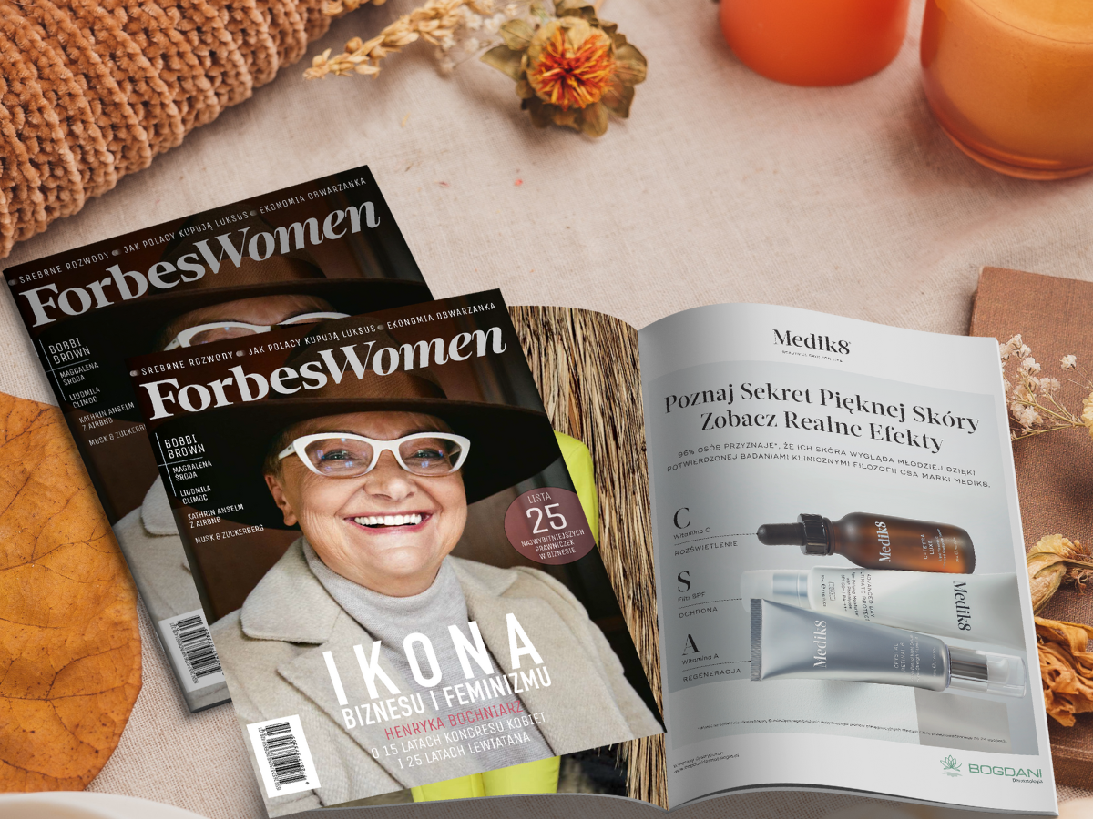 Filozofia CSA Medik8 w Forbes Women